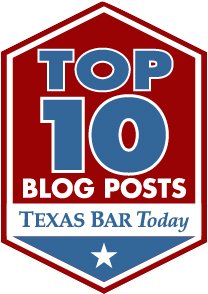 Top 10 blog posts Texas Bar Today